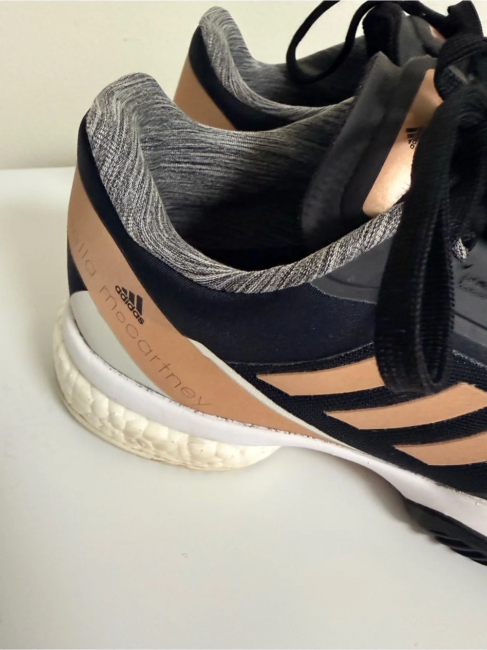 Adidas Barricade Boost x Stella McCartney  Black Pink sneakers Tennis Shoes 6